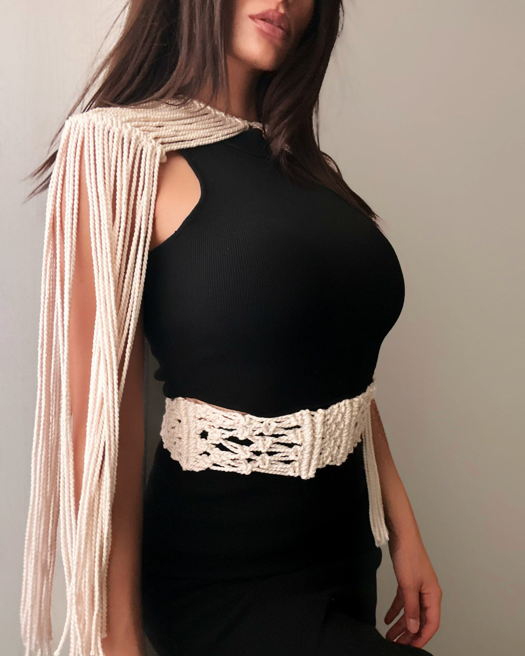 Fringe Elegant Shoulder & Corset