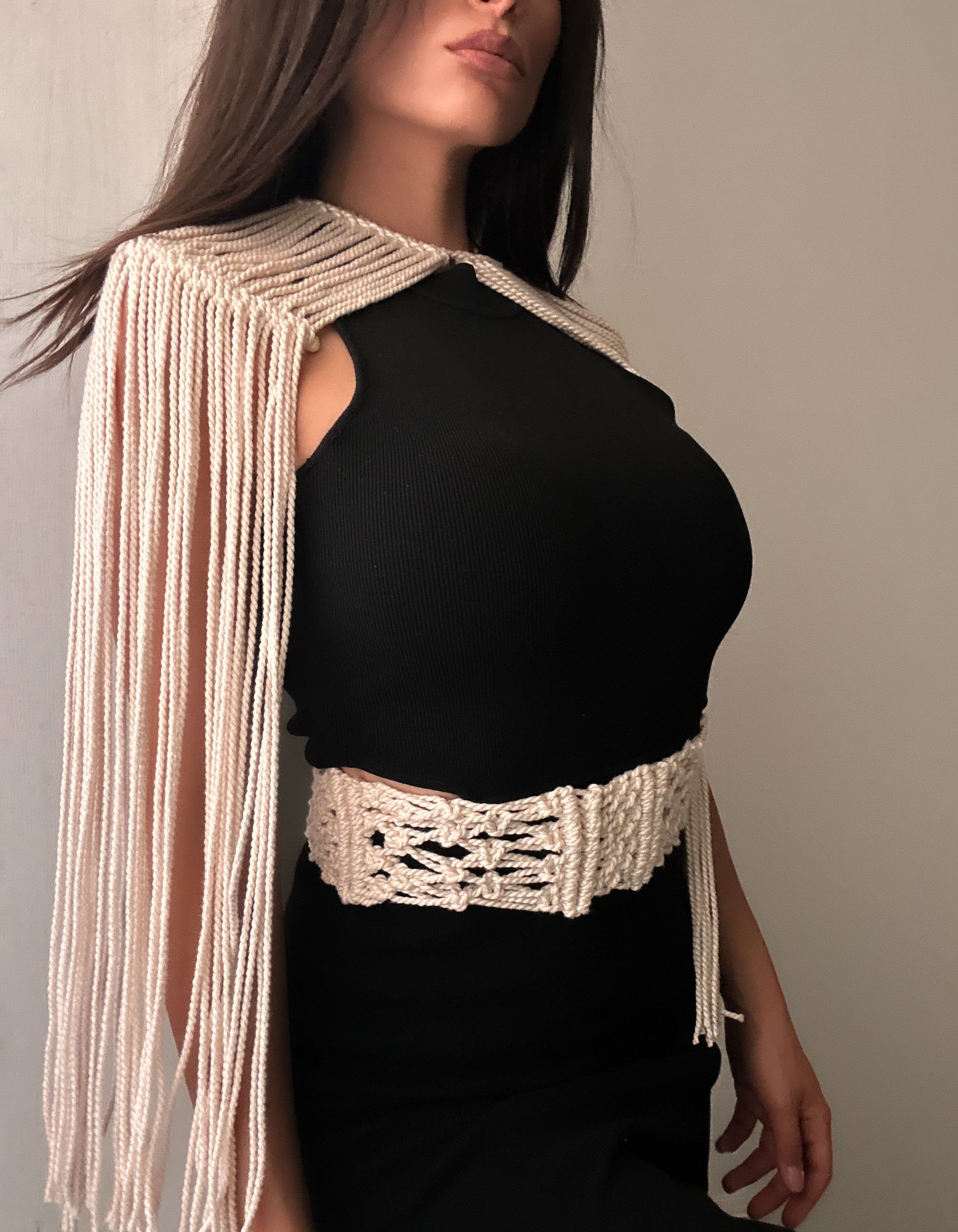 Fringe Elegant Shoulder & Corset