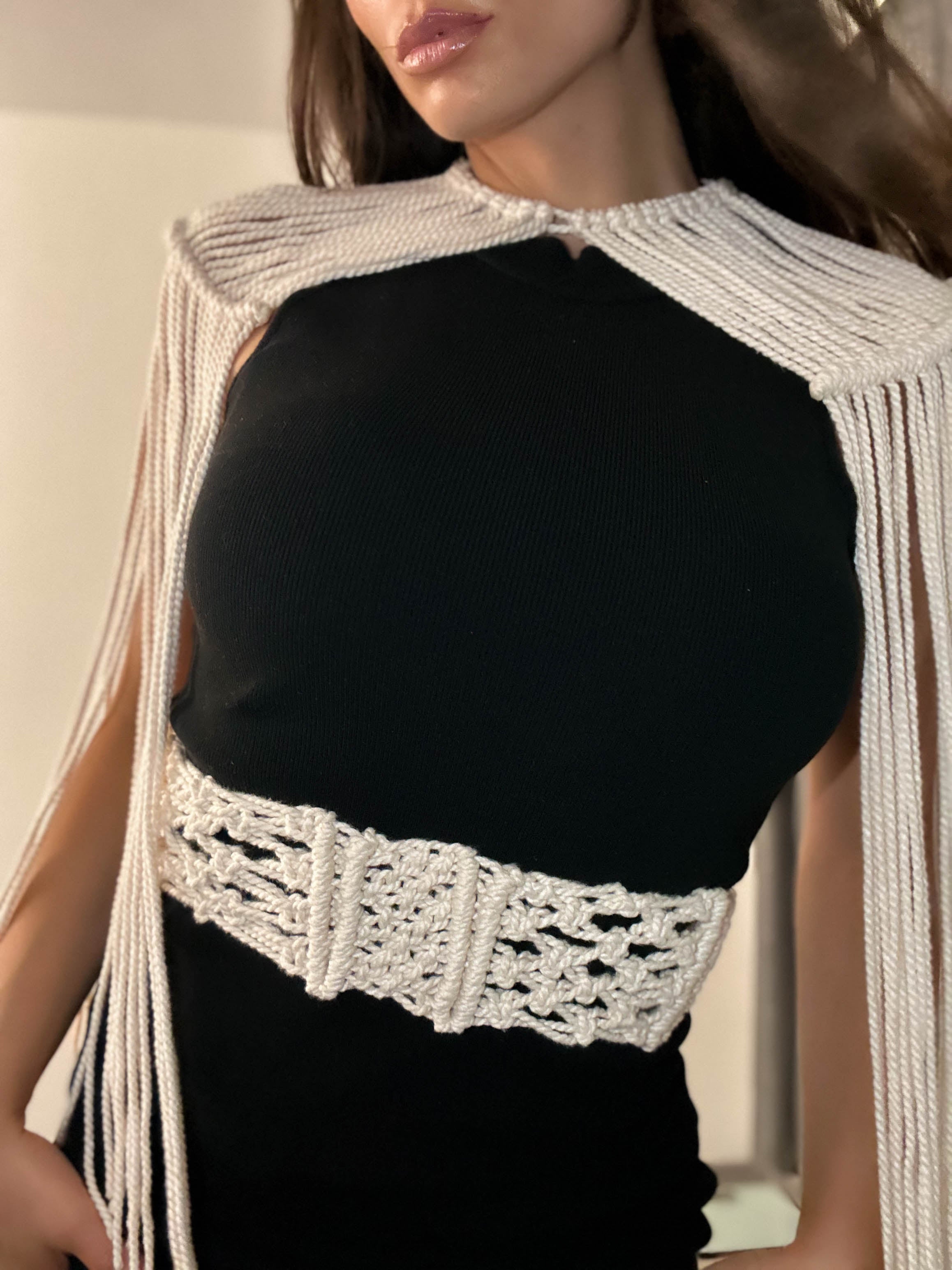 Fringe Elegant Shoulder & Corset