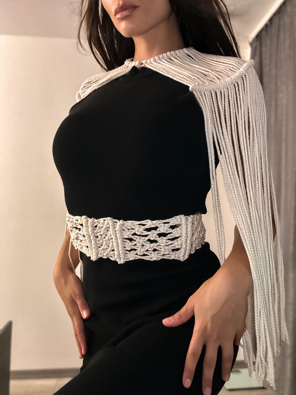 Fringe Elegant Shoulder & Corset